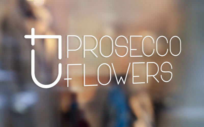 Logo pro firmu PROSECCO&FLOWERS