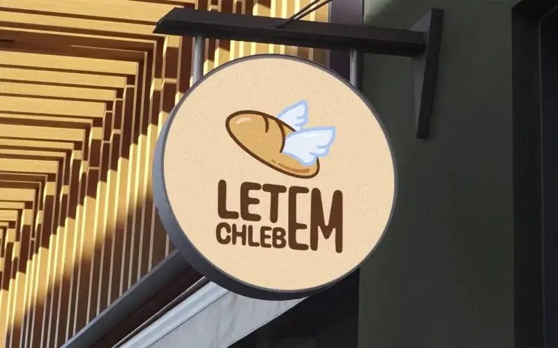 tvorba loga Letem chlebem